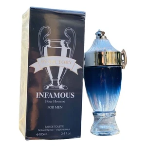 PERFUME for MEN INFAMOUS BY FC USA Design EAU DE TOILETTE 3.4 OZ Free Ship Gift - Picture 1 of 3