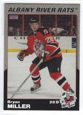 2005-06 Albany River Rats (AHL) Choice Marketing Bryan Miller