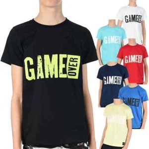 T Shirt Top Shirt Top Summer Sports Casual Short Sleeve Shirts Gamer Kids Boys - Picture 1 of 28