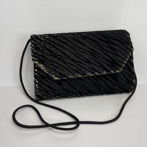 Bolso sin asas de tela metálica con rosca Cartera Bolso de mano con asa de cordón de bolsillo De colección - Imagen 1 de 6