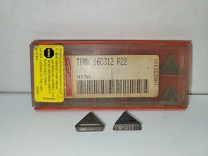 (10 Pk) Sandvik Triangle Carbide Inserts TPMX 160312R22 (TPMX 323) Grade H13A D3 - Picture 1 of 1
