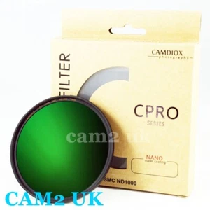 Camdiox CPRO 52mm ND1000 Nano MC Slim Glas Neutral Density ND 3.0 1000x Filter - Bild 1 von 4