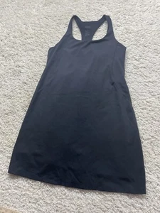 Abito Girlfriend Collective Donna XL Nero Paloma Racerback Integrato Pantaloncini CE - Foto 1 di 7