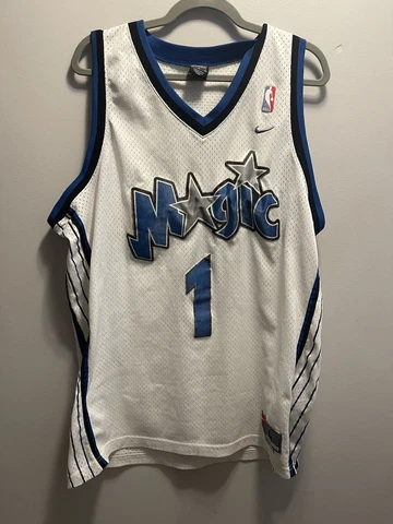 100% Authentic Vintage Nike NBA Orlando Magic Tracy Mcgrady Jersey Size L +2 Men Cover