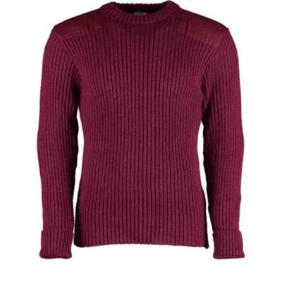 British Commando Sweater Woolly Pully CREW Neck - Various Colors - Image 1 of 4