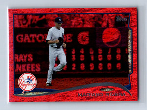 2014 Topps Series 1 Mariano Rivera #42 Red Hot Foil Parallel Yankees 