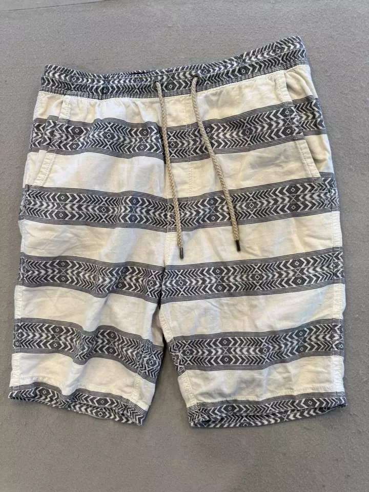 Шорты мужские American Eagle небольшие с племенным принтом эластичная талия - Изображение 1 из 4