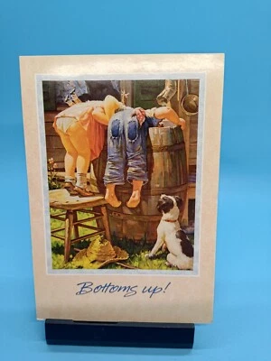 Leanin Tree Vtg ( Bottom ups)  Birthday Card - Image 1 of 4