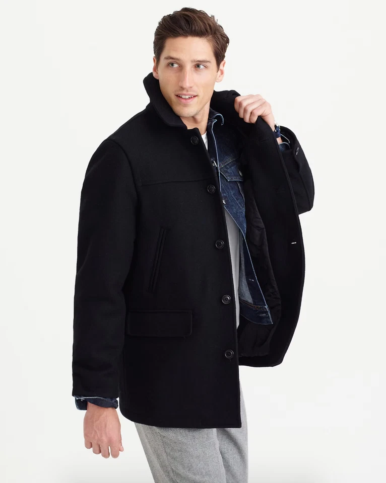 BNWOT J. CREW MENS UNIVERSITY COAT WITH THINSULATE SIZE XS - Image 1 of 1