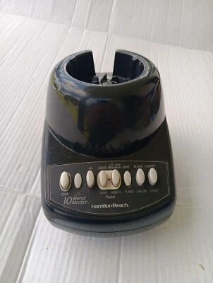 Batidora Hamilton Beach 50220 pieza de repuesto base motor solo negra PROBADA FUNCIONA Foto 1 de 4