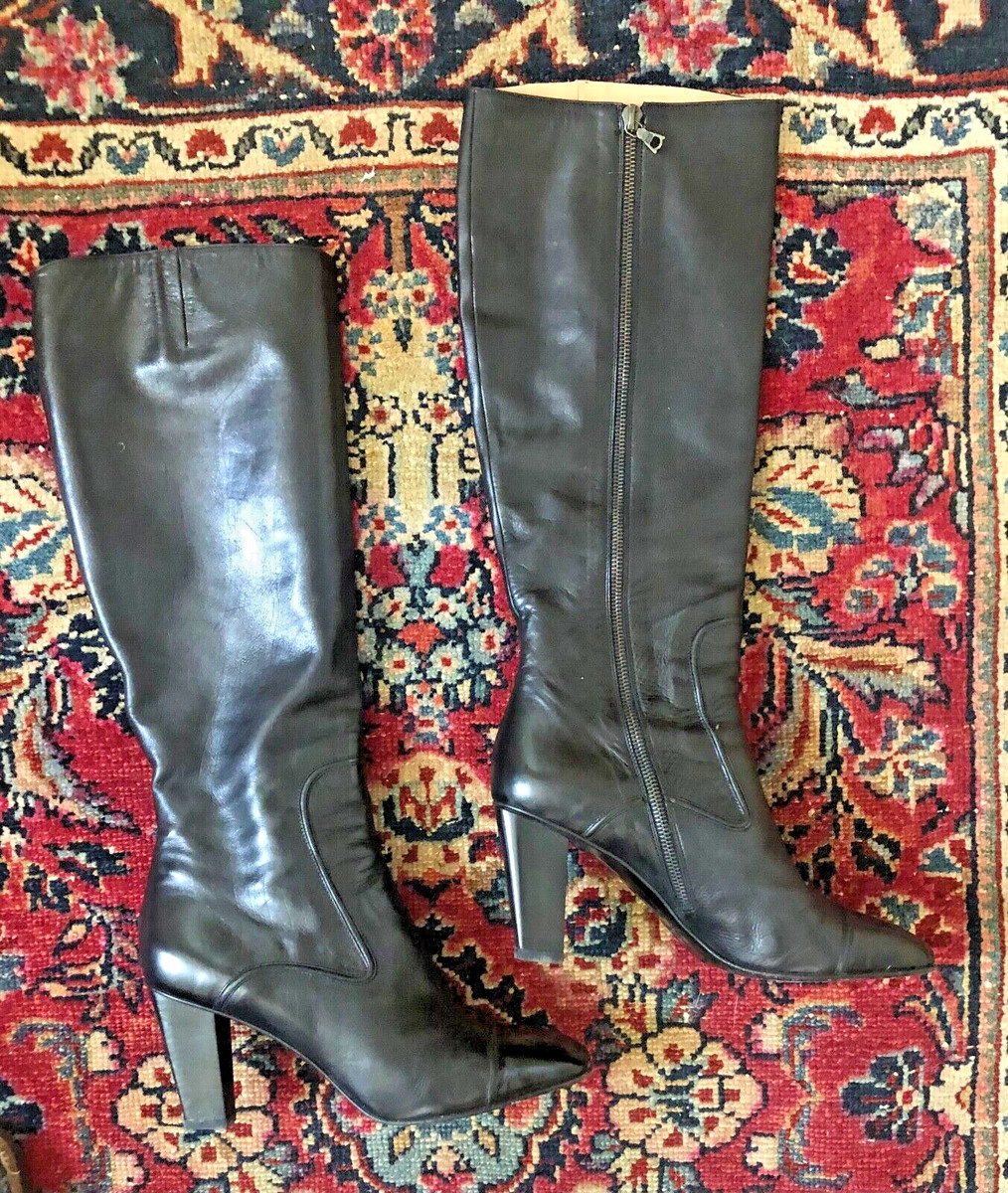 DRIES VAN NOTEN Women's Knee High Boots with Upper Leather DRIES VAN NOTEN Women's Knee High Boots with Upper Leather
