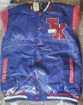 Jaqueta Letterman Texas TX tamanho XL - Imagem 1 de 4