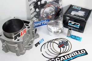 Rhino 660 Grizzly 660 102 12.5:1 CP Piston Big Bore Cylinder Top End Rebuild Kit - Picture 1 of 24