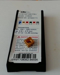 Inserciones Torneado NIKKO CCMT09T304-PMU JC8025 Paquete 10 Piezas - Imagen 1 de 4