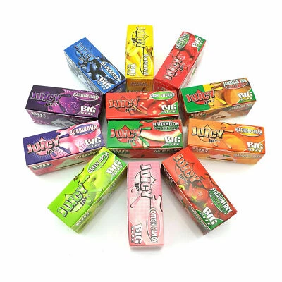 Juicy Jays Flavoured Smoking Rolls Rips Rolling Papers FRUITY Flavour