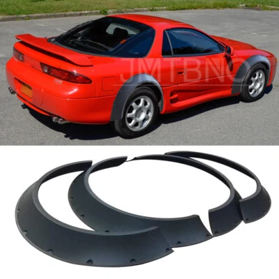Kit de 4 piezas de arcos de rueda de carrocería extra ancha para guardabarros de coche Mitsubishi 3000GT Foto 1 de 4