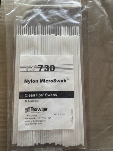 Texwipe TX730 Nylon MicroSwab CleanTips Swabs, Pack of 50 | eBay