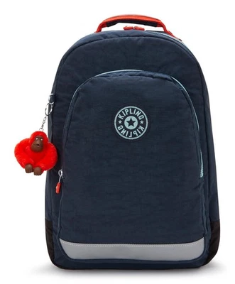 kipling Back To School Class Room Large Backpack Rucksack Cosmo Blue C Neu - Bild 1 von 4