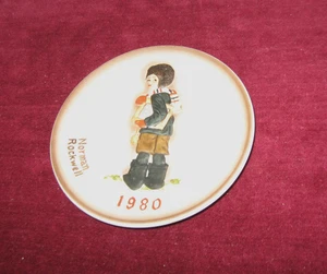 Norman Rockwell 1980 Annual Mini Plate Back to School 1st Limited Edition - Picture 1 of 4