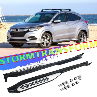 2P Running Boards for Honda HRV HR-V 2015-2021 Side Sreps Nerf Bar Protector - Image 1 of 4