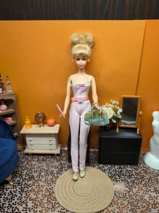 Vintage Barbie / Francie Clone Outfit - Jumpsuit, Belt, Pumps, Purse, Comb - Picture 1 of 21