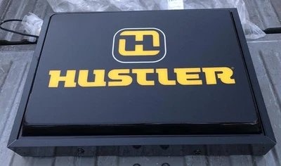 Placa iluminada para cortador de grama Hustler 24x18 parede pendurada cortador de grama gramado - Imagem 1 de 4