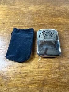 Vintage Petersons Peacock Metal Hand Warmer W/ Cloth Case Occupied Japan - Picture 1 of 7