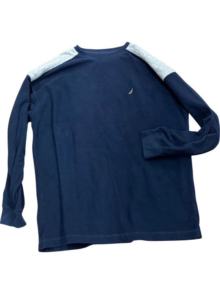 Top polar retro Nautica manga larga azul poliéster - talla XL Foto 1 de 4