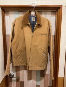 Carhartt Detroit Jacket 100YEARS Brown L Size Vintage Japan - Picture 1 of 9
