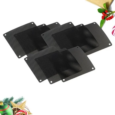  10 stücke 14cm quadratisch computer mesh staubdicht filter pvc staubdichte - Bild 1 von 4
