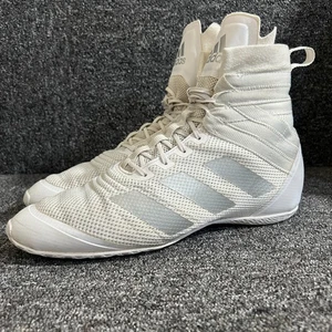 Adidas Speedex 18 Boxing Boots Mens UK 11 EU 46 White Gym Training - Picture 1 of 11
