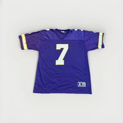 Camiseta vintage 1998 Starter NFL Vikings #7 Randall Cunningham talla XL Foto 1 de 4