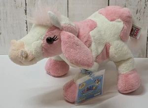 Vaca fresa de peluche Webkinz retirada 2011 con código sellado Ganz peluche nuevo con etiquetas - Imagen 1 de 14