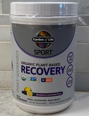 Garden of Life SPORT Organic Plant-Based Recovery Blackberry Lemonade 15.8oz - Image 1 of 4