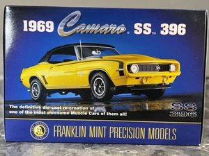 Franklin Mint 1969 Camaro SS 396 Yellow Convertable Maßstab 1:24 OVP - Bild 1 von 18