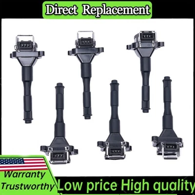 6x NEW Ignition Coil 0221504029 Fits For BMW 323CI 323I 323IS 328IS 325I 325XI Foto 1 de 4