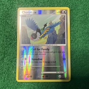 Chatot 95/147 -[NM]- Reverse Holo - Platinum Supreme Victors Pokemon TCG - Picture 1 of 11