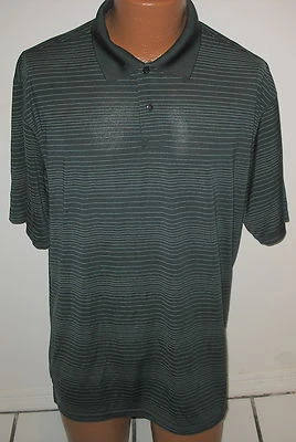 MARC EDWARDS - MEN'S - 100% POYESTER - BLACK & WHITE - GOLF POLO SHIRT - XL - Image 1 of 3