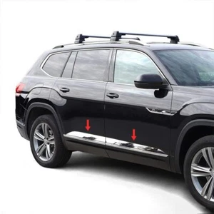 2018-2025 Volkswagen Atlas Flat Stainless Steel Body Side Molding Trim Lower 4Pc - Picture 1 of 1