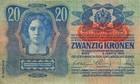 Österreich-Ungarn - BANKNOTE - 20 Kronen 1913 - Aufdruck DEUTSCHÖSTERREICH