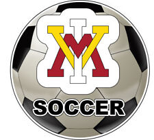 VMI Keydets Soccer Ball Vinyl Decal Sticker 2-Pack