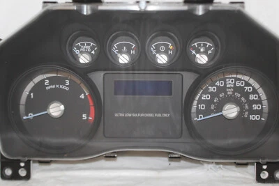 Cuadro de instrumentos velocímetro Ford F250 F350SD 2014 medidores 142.156 millas diésel Foto 1 de 4