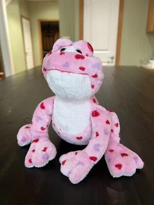 Ganz Webkinz 9" Love Frog Valentine's Day Plush Stuffed Animal HM144 No Code  - Image 1 of 4