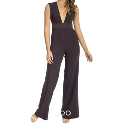 JAY GODFREY Mono Negro Cuello Profundo Foto 1 de 4