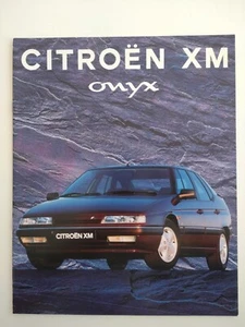 Citroen XM Onyx 2.0 Petrol 2.1 Diesel Saloon Special Ed French Brochure Nov 1993 - Picture 1 of 1