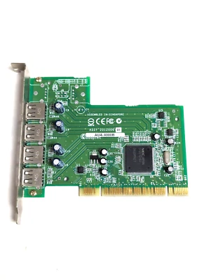 Adaptec 6 Port USB 2.0 Card , PCI, Mac *Used* AUA-5100B - Image 1 of 3