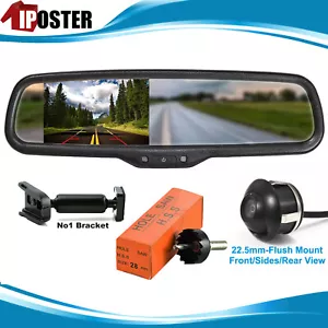 4.3" Car Rear View Mirror Monitor Reversing Camera No1 Bracket For Honda Odyssey - Picture 1 of 12