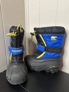 Sorel Children's Kids Winter Boot SIZE 10 Insulated Blue - Picture 1 of 7