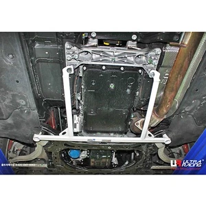 KIA STINGER CK 2WD 2018-2019 ULTRA RACING 4 POINTS FRONT LOWER CROSSMEMBER BRACE - Picture 1 of 6