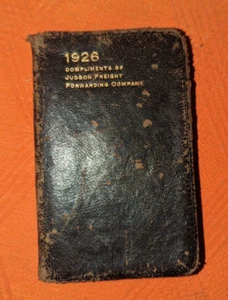 Judson Freight Tiny Pocket Notebook Calendar Advertisement 1926 - Picture 1 of 4